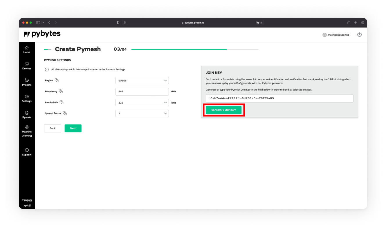 Pymesh settings